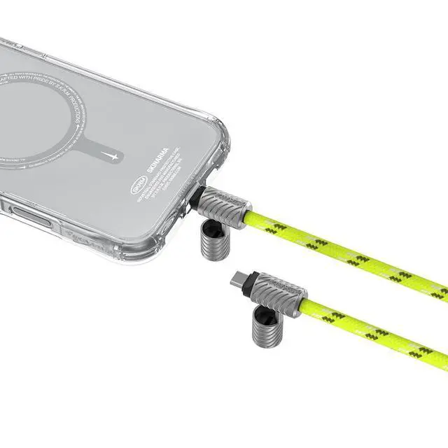 Alt view image 2 of 3 - Skinarma Dyno VE 2-in-1 Lanyard and Charging Cable (C-to-C)