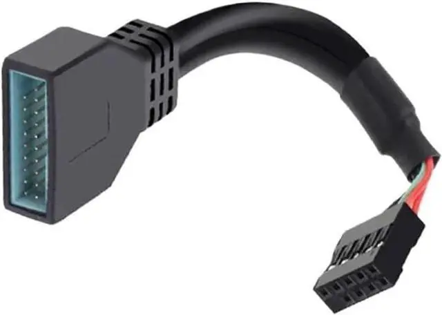 Main image of USB2.0 9Pin to USB3.0 19pin Front Panel Connector Converter Header Female Adapter(10pcs,Type A)