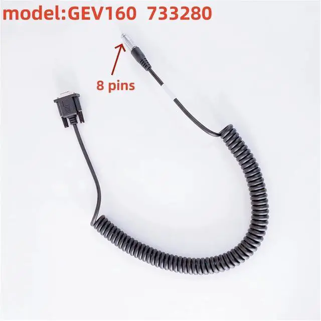 Alt view image 2 of 5 - Data Cable GEV160 733280 Spring Cable Applicable to GNSS 8pin Connect RS232 Porta