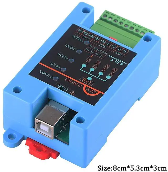 Alt view image 4 of 6 - USB to RS232 232 RS485 485 RS422 422 TTL(3V3/5V) Serial Adapter Converter 4 in 1