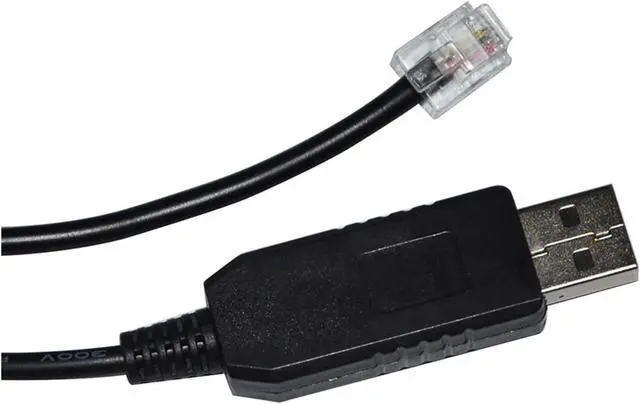 Alt view image 7 of 7 - F&T>D*I FT232RL USB DB9 RS232 to UNITRONICS RJ11 PC Programming Cables for (Jazz) PLC Download KABLE I/O MJ20-PRG Module(1.8m,DB9 to RJ11 NO CHIP)
