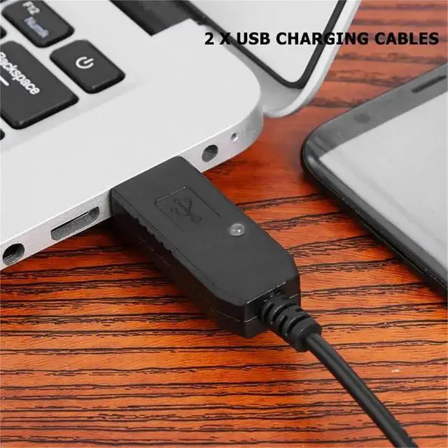 Alt view image 4 of 6 - 1pc USB Charging Cables 5V to 9V for UV-5R UV-82 UV-8D BF-9700 UV-6R Radio Desktop Battery Charger Accessories