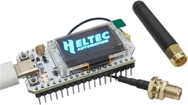 Alt view image 2 of 6 - 2PCS IOT 868MHz-915MHz SX1276 ESP32 LoRa 0.96 Inch Blue OLED Display WiFi Lora Kit 32 V2 Development Board for 433-510(433-510MHz V3)