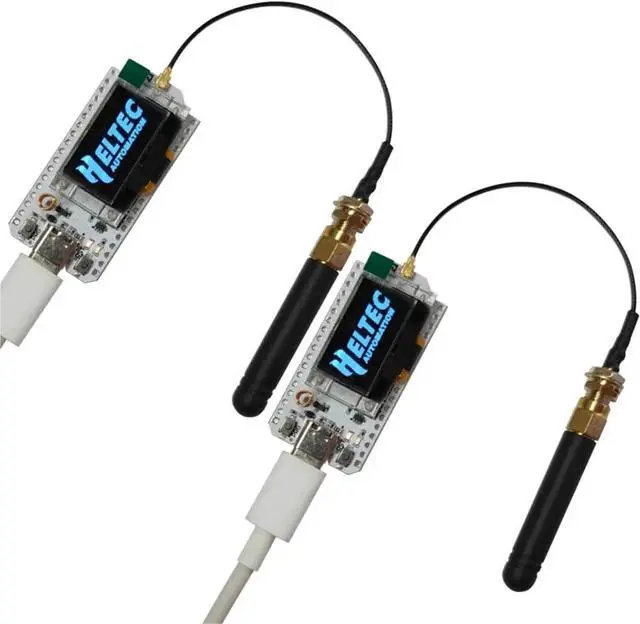 Main image of 2PCS IOT 868MHz-915MHz SX1276 ESP32 LoRa 0.96 Inch Blue OLED Display WiFi Lora Kit 32 V2 Development Board for 433-510(433-510MHz V3)