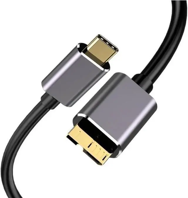 Alt view image 2 of 5 - Type C to B Cable USB-C to B Hard Disk exten Cable for Hard Drive Disk HDD SSD Case(2m,Silver)