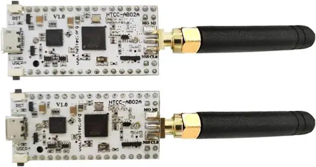 Alt view image 5 of 5 - 2 Pieces CubeCell Lora Node ASR6502 LoRa Case LoRaWAN Node Apps for with Antenna and Connector(868 MHz)