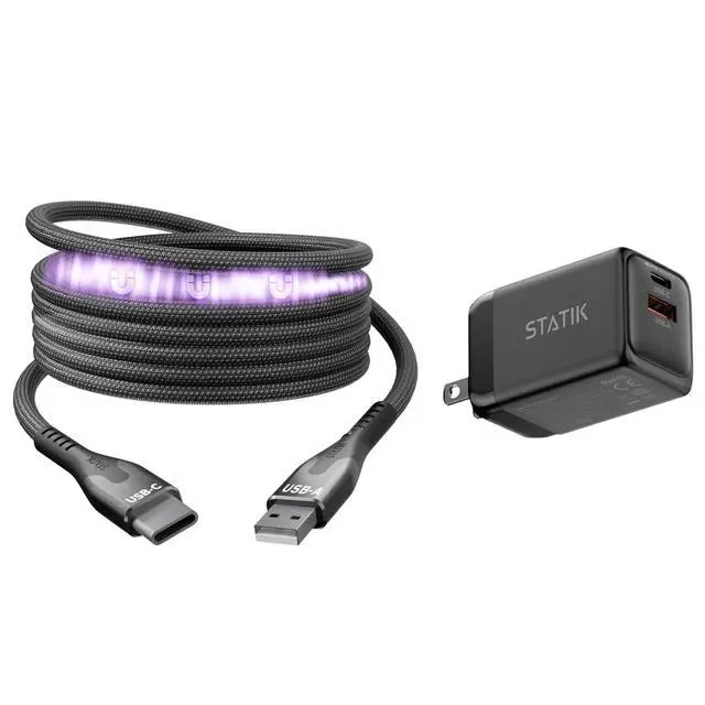Main image of Statik MagStack (A to C, 3FT) & GaN Charger 48W