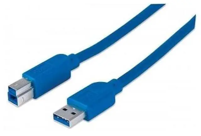 Main image of USB 3.2 Gen 1 Type-A to Type-B Cable, 6.5' (2m), Blue