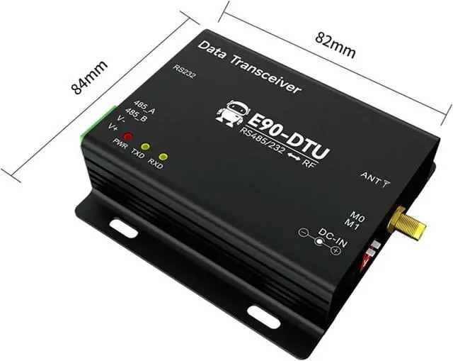 Alt view image 2 of 2 - SX1262 SX1268 E90-DTU(400SL30) LoRa Relay 30dBm RS232 RS485 433MHz 470MHz Modbus Receiver LBT RSSI Wireless RF Transceiver