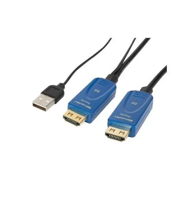 Alt view image 5 of 5 - B8-FIBER-4KHDR-30 B8 Series Active 4K Ultra HD HDMI Cable, 30m, Black