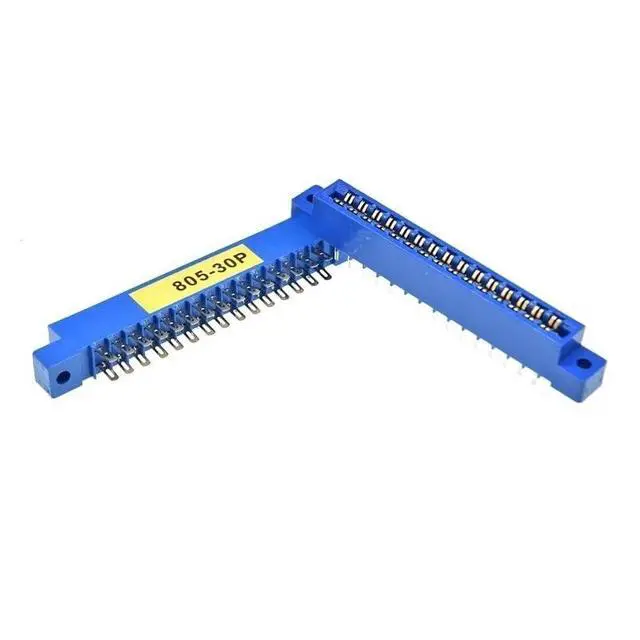 Main image of 2PCS 805 Strip Connector 3.96mm Pitch 12/16/20/24/30/36/44/56P/72 pin PCB Mount Card Edge Connector Socket(Type-B,3pcs 2x28 56p)