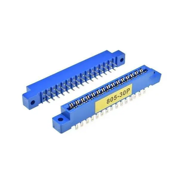 Alt view image 5 of 5 - 2PCS 805 Strip Connector 3.96mm Pitch 12/16/20/24/30/36/44/56P/72 pin PCB Mount Card Edge Connector Socket(Type-B,3pcs 2x28 56p)