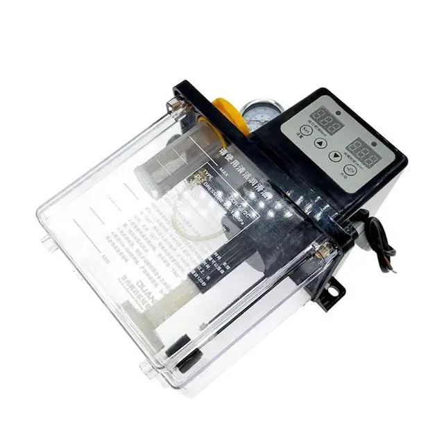 Alt view image 3 of 6 - 1pcs 2L Automatic Lubricant Pump Automatic Lubricating Oil Pump Electromagnetic Lubrication Pump Lubricator