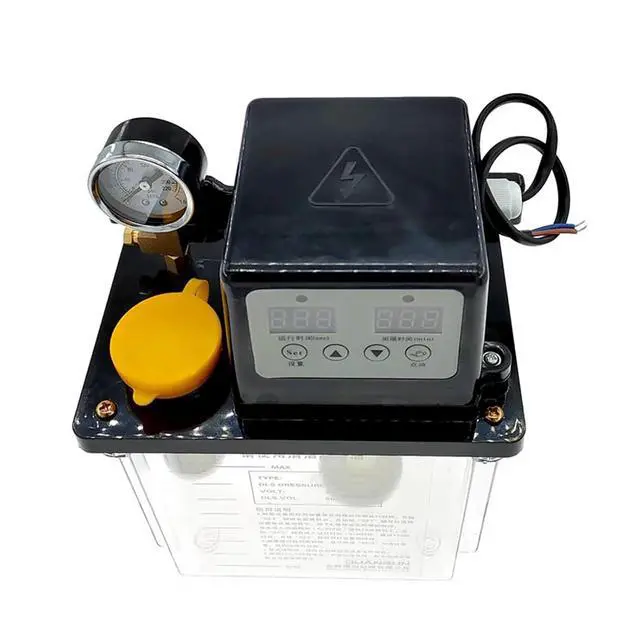 Alt view image 4 of 6 - 1pcs 2L Automatic Lubricant Pump Automatic Lubricating Oil Pump Electromagnetic Lubrication Pump Lubricator