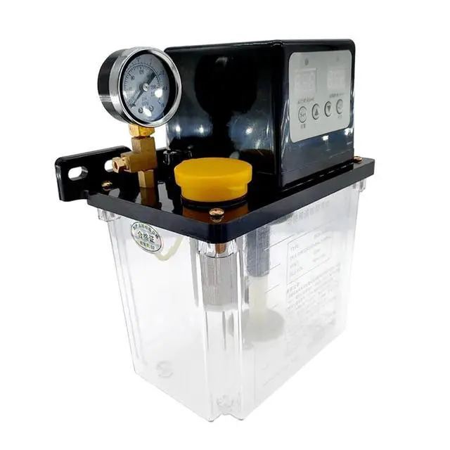 Alt view image 5 of 6 - 1pcs 2L Automatic Lubricant Pump Automatic Lubricating Oil Pump Electromagnetic Lubrication Pump Lubricator