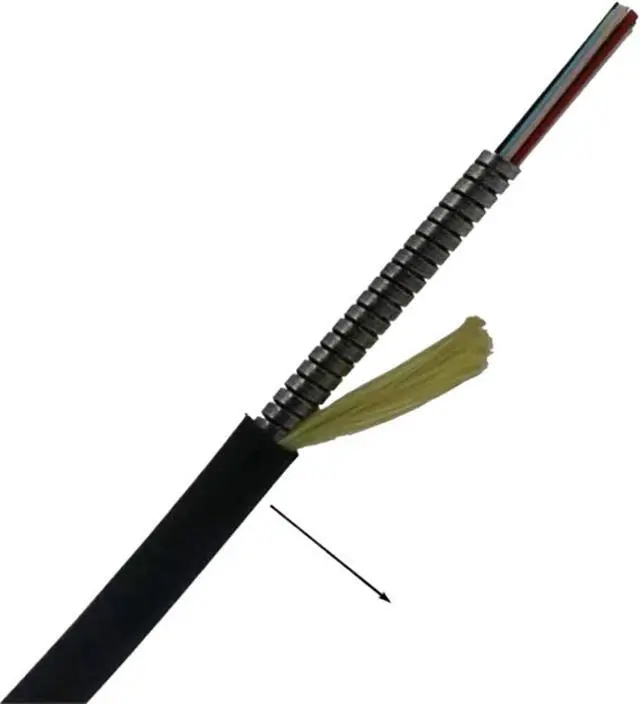 Alt view image 3 of 6 - Outdoor Patch Cord 4/6/8 Cores 150m Armored LC SC FC A SM LSZH TPU DVI Waterproof Connector CPRI Jumper Optical Fiber Extender(8 cores LSZH LC-LC)
