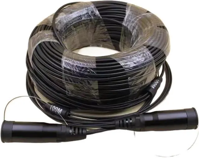 Alt view image 6 of 6 - Outdoor Patch Cord 4/6/8 Cores 150m Armored LC SC FC A SM LSZH TPU DVI Waterproof Connector CPRI Jumper Optical Fiber Extender(8 cores LSZH LC-LC)