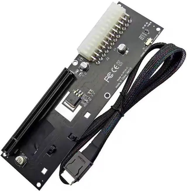 Alt view image 5 of 7 - NVMe M.2 to SFF-8612 External Graphics Card Adapter for Notebook Laptops