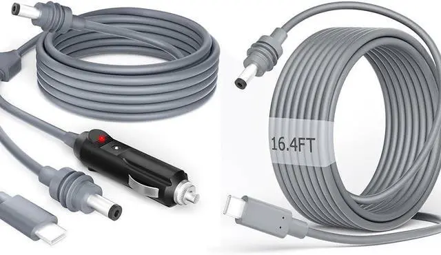 Main image of Starlink Mini Power Cable Cigarette Lighte+Starlink Mini Power Cable USB C to DC Power Cord
