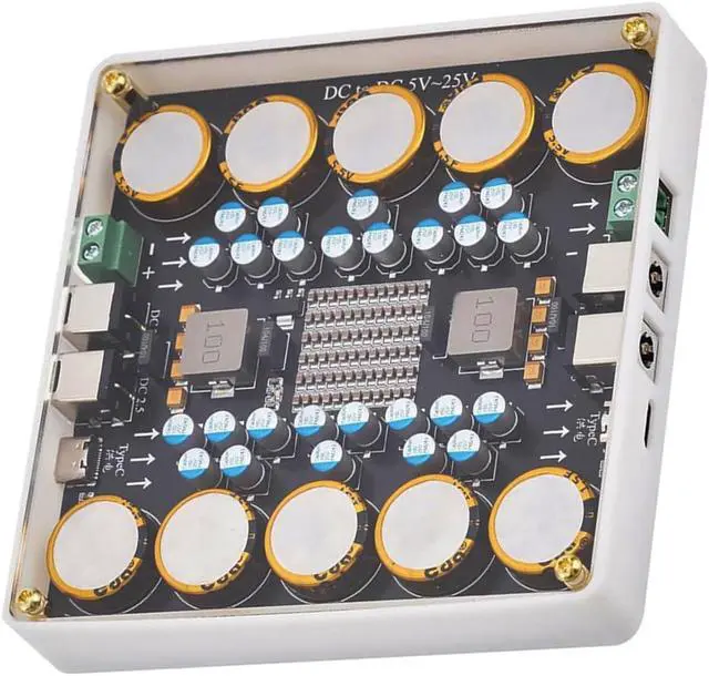 Alt view image 7 of 7 - H03 Electrical Processor Board, High Capacity 5V 25V Power Supply Decoding Module for Amplifiers Sound Cards