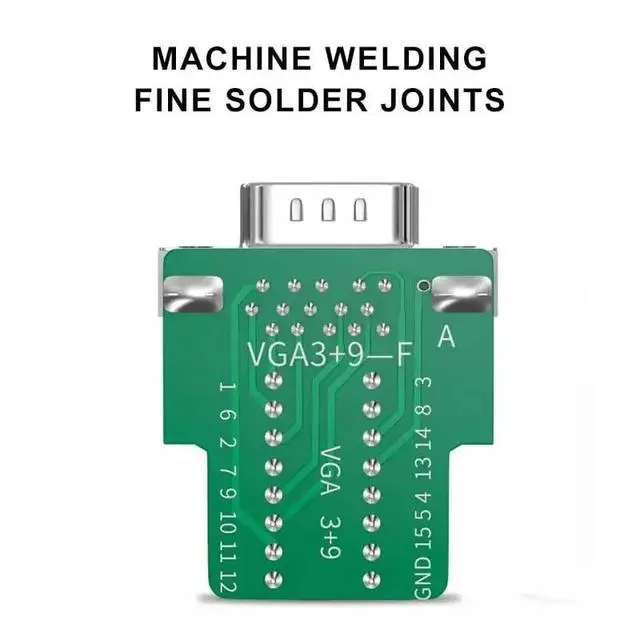 Alt view image 6 of 7 - 1pc DB9 DB15 DB25 DB26 DB37 Breakout Connector Solderless D-SUB RS232 Connector 3+9 VGA Male Female Plug(DB9 Male-Solid Core)