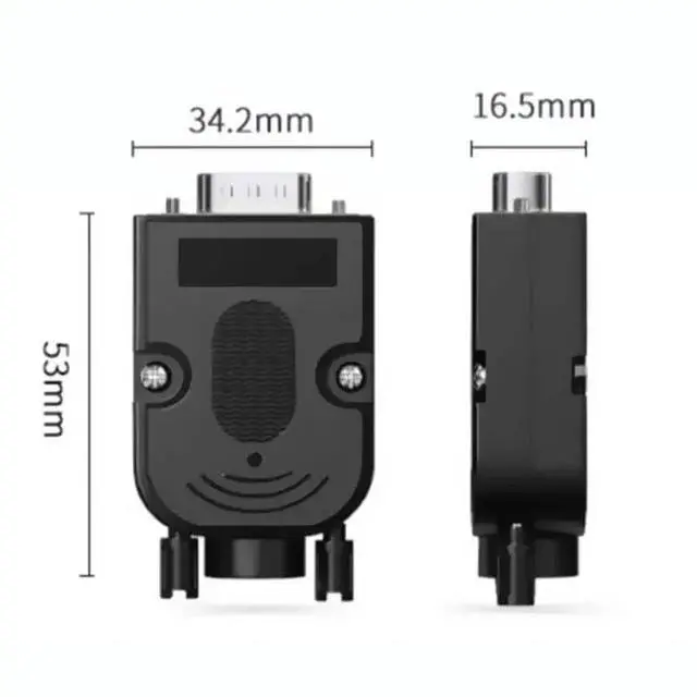 Alt view image 7 of 7 - 1pc DB9 DB15 DB25 DB26 DB37 Breakout Connector Solderless D-SUB RS232 Connector 3+9 VGA Male Female Plug(DB9 Male-Solid Core)