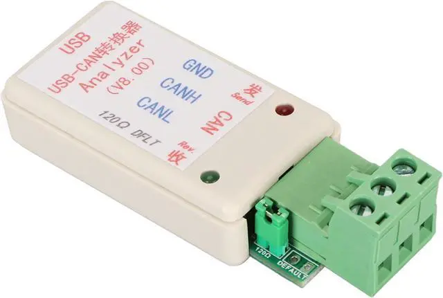 Alt view image 2 of 7 - USB to CAN Analyzer Adapter Efficiency 232 to CAN Converter with USB Cable for CAN Bus Monitoring Data Analysis