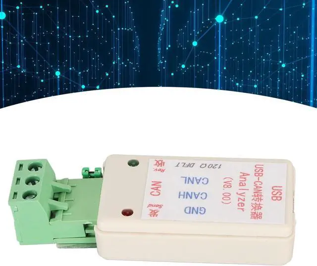 Alt view image 4 of 7 - USB to CAN Analyzer Adapter Efficiency 232 to CAN Converter with USB Cable for CAN Bus Monitoring Data Analysis
