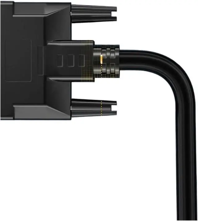 Alt view image 5 of 6 - DVI to Converter Cable Adapter Cable HDMI Input to Output Converter Plated pl-UG for Computers Monitors TVs Projectors(300cm)