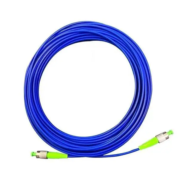 Alt view image 4 of 5 - 1-300M FC/A-FC/A 1 core Armored patchcord FC/A-FC Single Fiber SM Blue Indoor Outdoor Fiber Optic Jumper 1C(15m 3pcs,FC/A-FC/A)