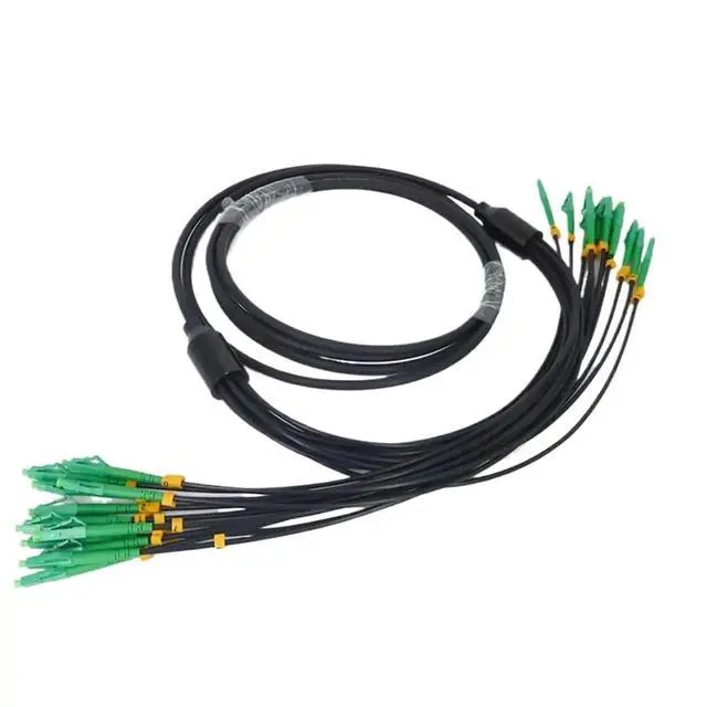 Alt view image 3 of 5 - 12 Cores LC Outdoor Patch Cable 1 m - 40 m Armoured 20 m 12C SC FC ST A UPC SM TPU LSZH Waterproof Jumper Fibre Optic FTTH 12 Fibres (10 m 1pc TPU, SC-FC)