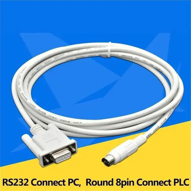 Alt view image 2 of 3 - 1pc 1761-CBL-PM02 for MicroLogix 1000 1200 1500 Series Programming Cable 1761CBLPM02 DB 9 Female Interface