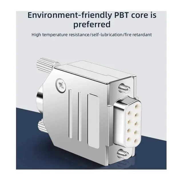 Alt view image 5 of 7 - DB9 RS232/485 Plug with Metal Shell Male Female 9P Serial COM Port Connector D-SUB DB 9 Pin Soldering Connector(MNS)