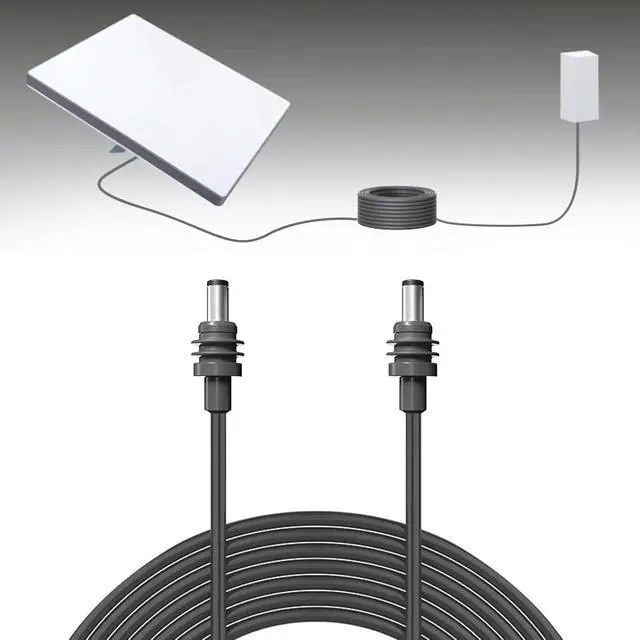 Alt view image 2 of 7 - 75FT Satellite DC Power Cable,IP68 Proof Design Plug and Play Satellite DC Cable,Solid Construction 18AWG Power Cord,for Different Installation Needs