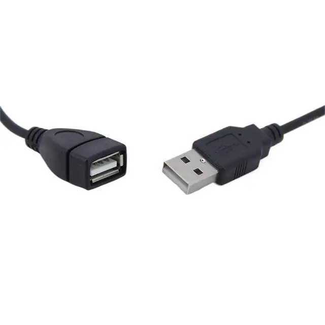 Alt view image 3 of 5 - 1pcs Cable 50cm USB 2.0 A Male to A Female Extension Charging Extender Black Cable with Switch Button ON Off Cable(0.5m for Charging)