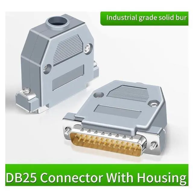 Alt view image 2 of 7 - DB25 Soldering Plug Two-Row D-SUDB DB 25 Pin Male Female Connector 25-pin Welding Connectors Adapter(BWF)