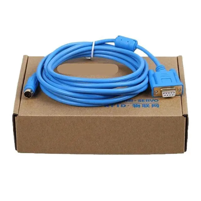 Alt view image 2 of 6 - 1pc MD204-FX OP320 OP320-A for MD204L OP320-FX Touch Panel HMI for FX Series Programming Cable(Gold Plated 3M)