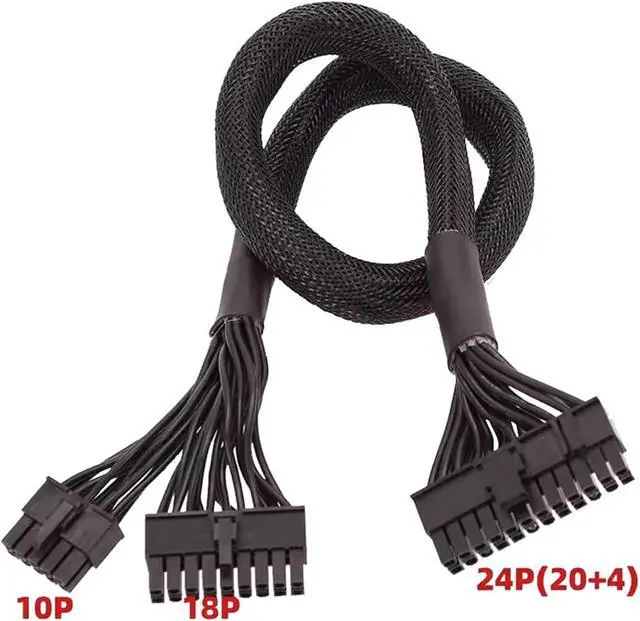 Alt view image 2 of 3 - ZHANGLH Mainboard 24(20+4) Pin to 28(10+18) P Power Cable with Net