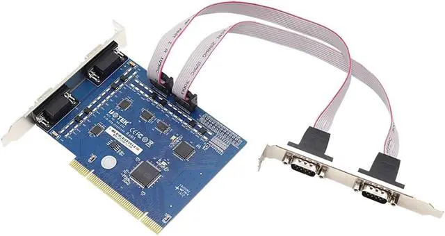 Alt view image 2 of 6 - 1PCS PCI to RS-232 Serial Card 4 Ports RS232 to PCI Converter DB9 COM Adapter UT-7704