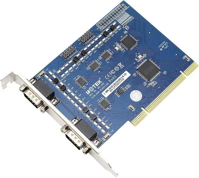 Alt view image 4 of 6 - 1PCS PCI to RS-232 Serial Card 4 Ports RS232 to PCI Converter DB9 COM Adapter UT-7704