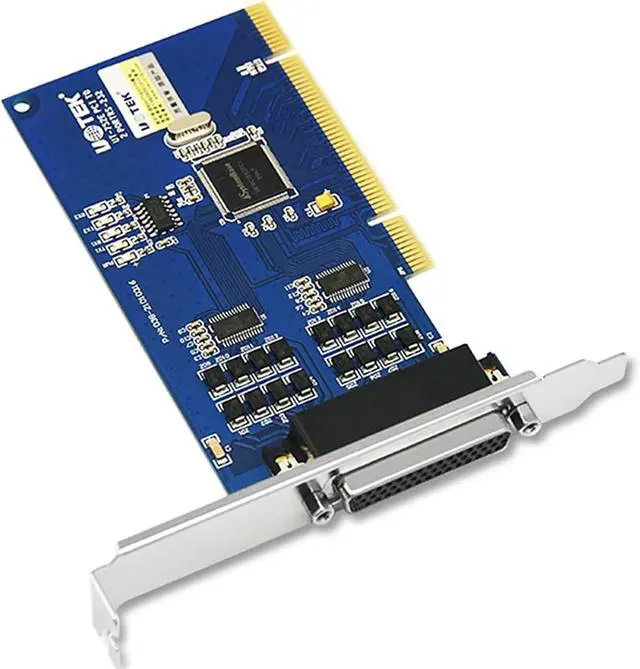 Alt view image 3 of 6 - 1PCS Industrial Grade PCI to RS232 Serial Card 2 Ports High Speed DR44 Expansion Converter for 2U PC Case UT-752E
