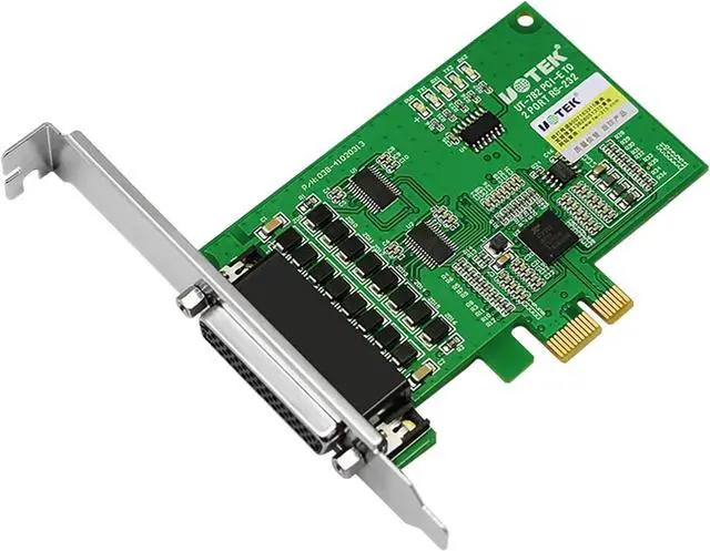 Main image of 1PCs Industrial Grade PCI-E to RS-232 Serial Card PCIE to RS232 2 Ports High Speed DR44 Converter DB9 Connector UT-782 Adapter