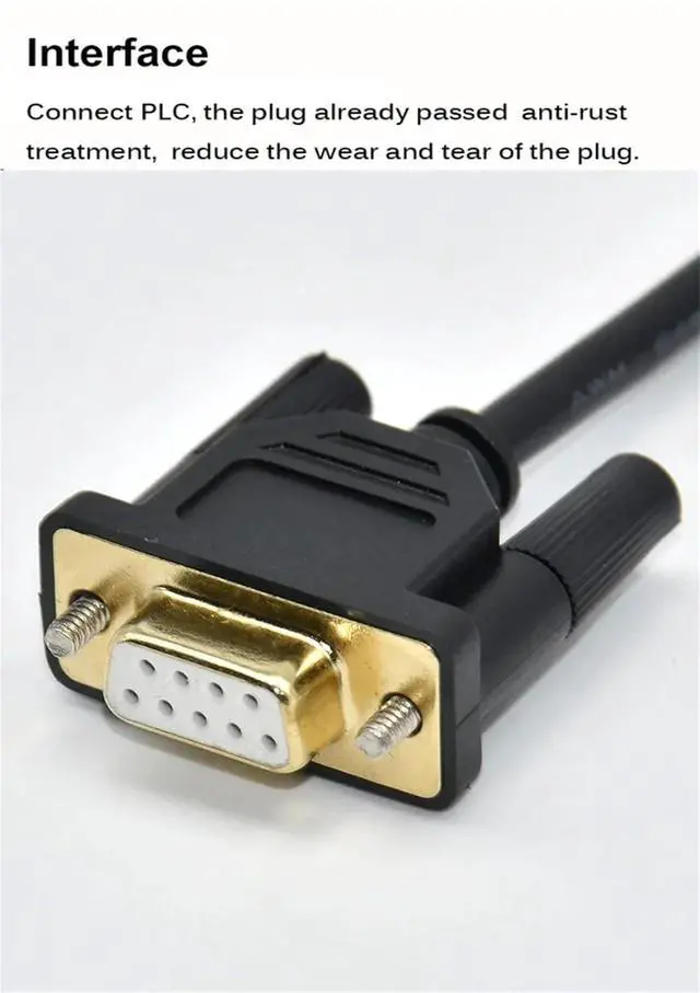 Alt view image 5 of 5 - 1pc USB-MD204L Programming Cable for OP320-A MD204L MD306L MD308L Touch Screen Panel HMI Download Line(Gold Plated Isolated)