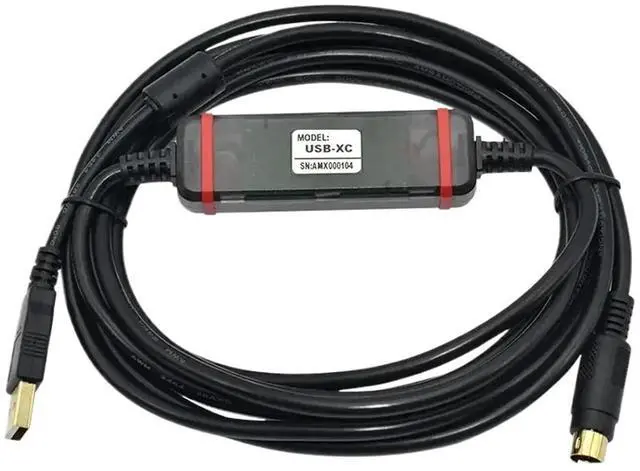 Alt view image 2 of 5 - 1pc USB-XC Gold-Plated High Speed Programming Cable Suitable for XC1 XC2 XC3 XC5 Series USB to RS232 Chip(Chip)