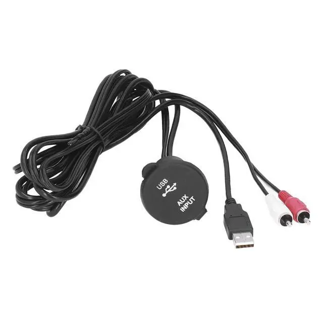 Alt view image 3 of 7 - 6ft USB 3.0 to Flush Mount Cable Kit for Car Dashboard Speed Data Transfer, Weatherproof Connection, Durably PVCABS Material, Installation for Stereo Audio Needs