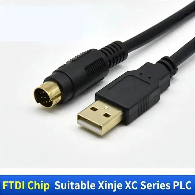 Alt view image 3 of 5 - 1pc USB-XC Gold-Plated High Speed Programming Cable Suitable for XC1 XC2 XC3 XC5 Series USB to RS232 Chip(Chip)