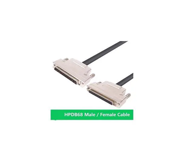 Alt view image 2 of 6 - SCSI HPDB68 68-Pin Cable, Professional High-Speed Data Transfer Cord, Available in Male to Male, Male to Female, and Female to Female Configurations(Male to Female,3m)