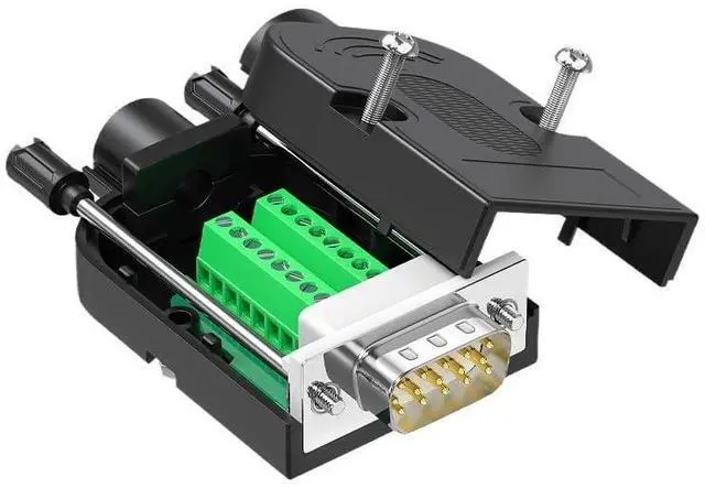 Main image of 1pc Solder-Free VGA DB15 Connector Male HDB 15Pin Plug Welding-Free 15-Pin 3+9 Computer M>oni>tor Projector Connector Adapter(P-VGA-MS)