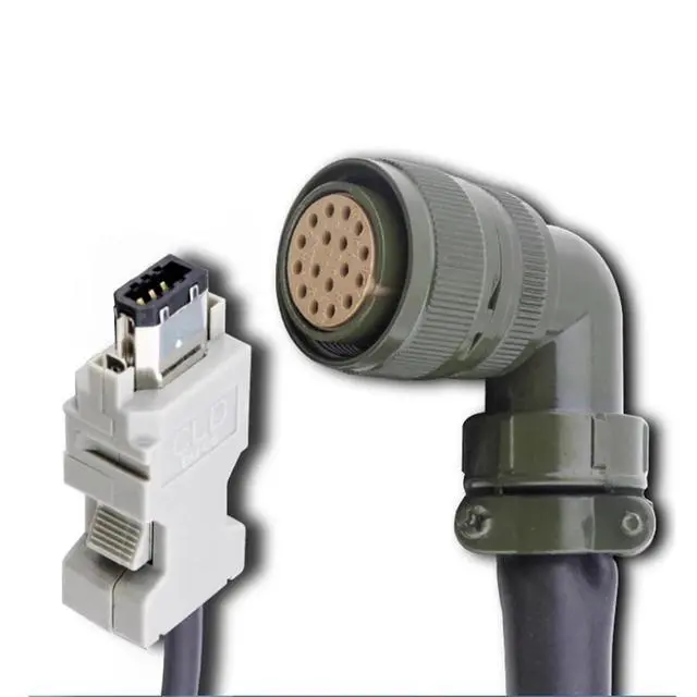 Alt view image 3 of 6 - 1pc JZSP-CMP02-03 High Power Encoder Cable Servo Motor Series Feedback Cable SGMGH/SH/DH JZSP-CMP02(5m)
