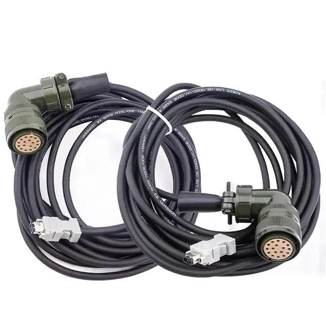 Alt view image 4 of 6 - 1pc JZSP-CMP02-03 High Power Encoder Cable Servo Motor Series Feedback Cable SGMGH/SH/DH JZSP-CMP02(5m)